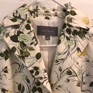 Floral spring coat